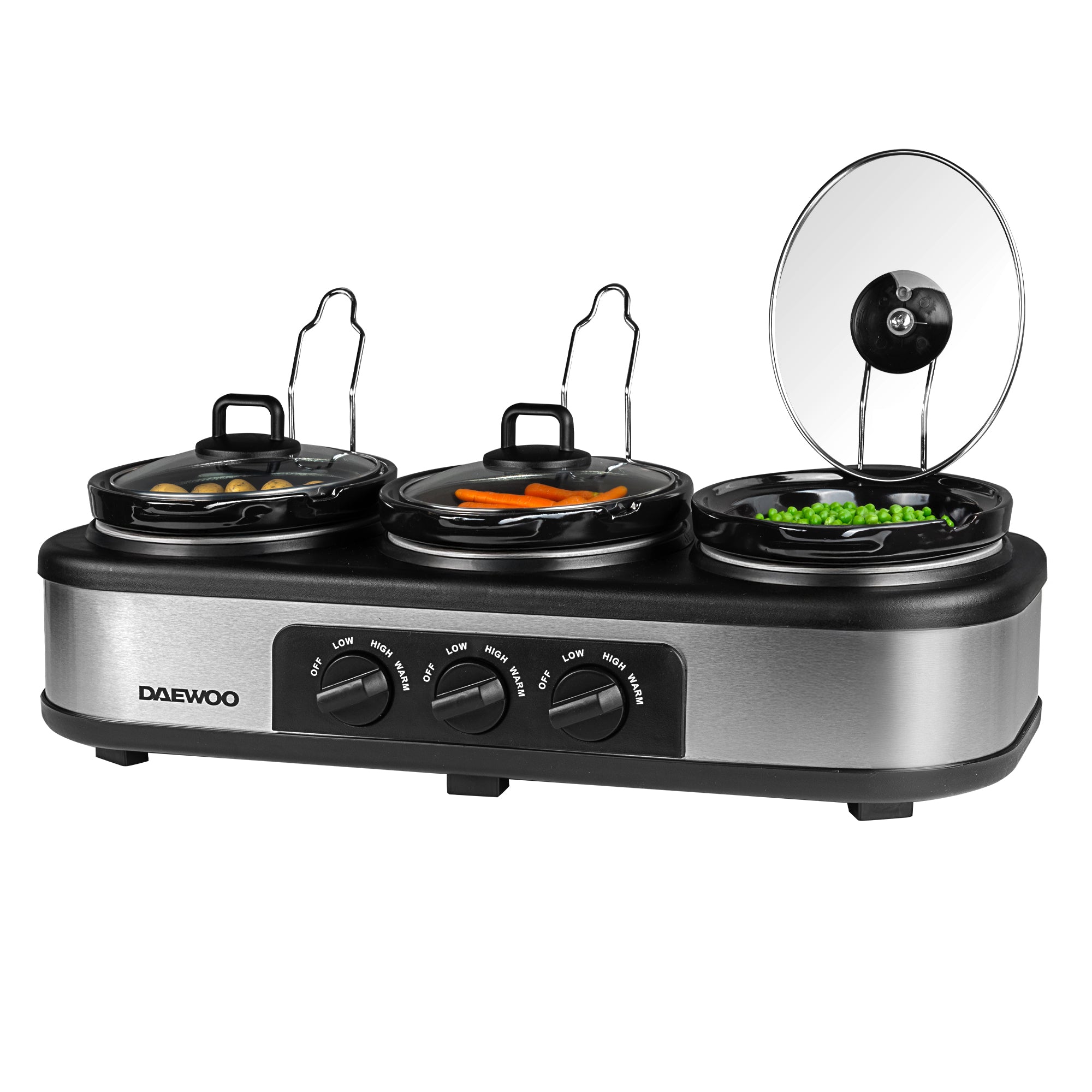 Daewoo Triple Slow Cooker 3 x 1.5L
