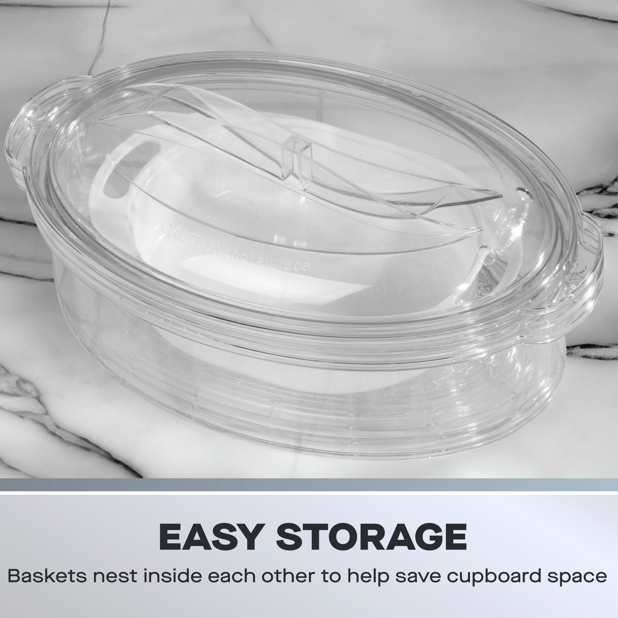 Daewoo 3-Tier Food Steamer, 9L