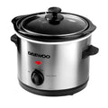 Daewoo 1.5L Slow Cooker, Stainless Steel