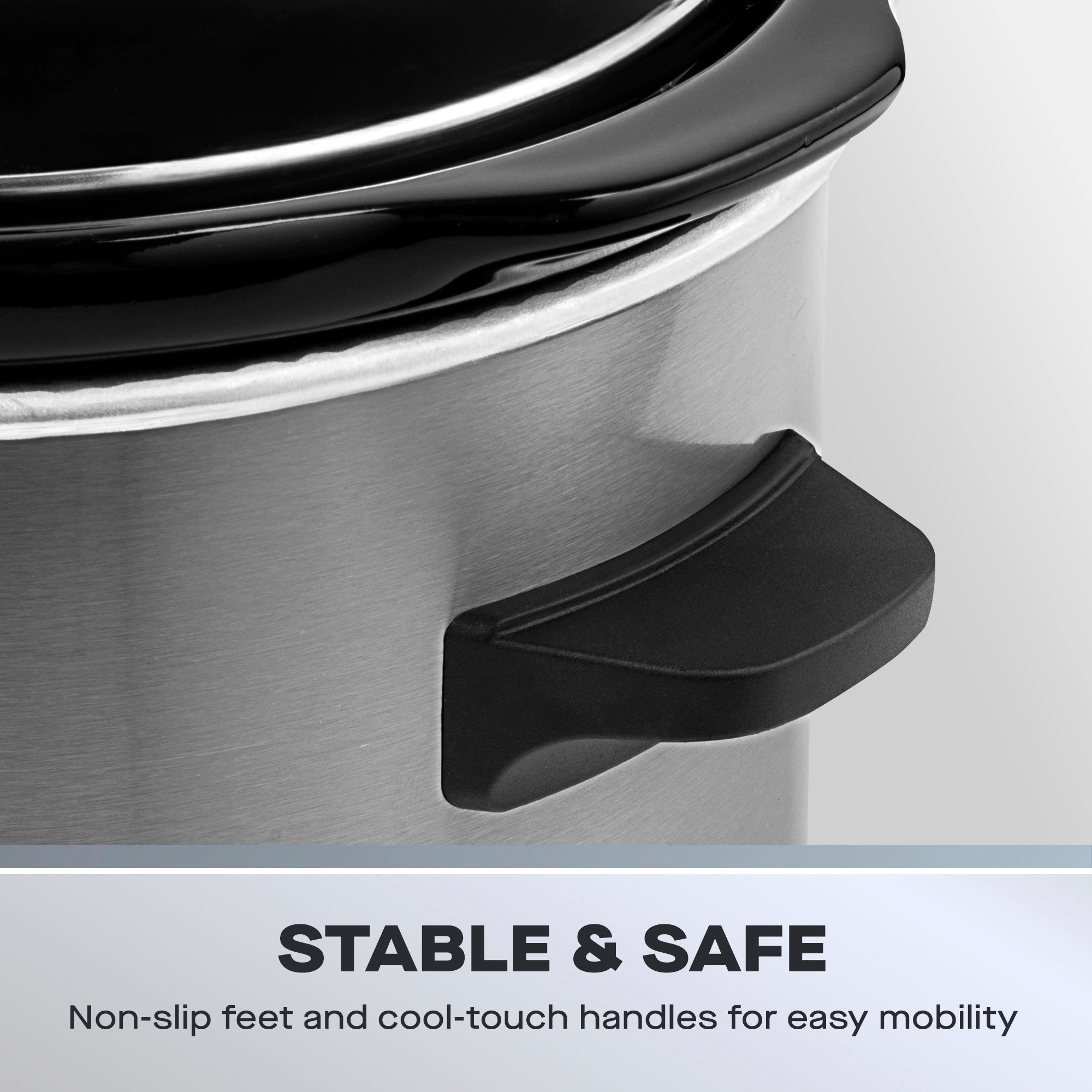 Daewoo 1.5L Slow Cooker, Stainless Steel