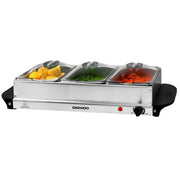 Daewoo 200W Electric Buffet Server 3 x 1.5L
