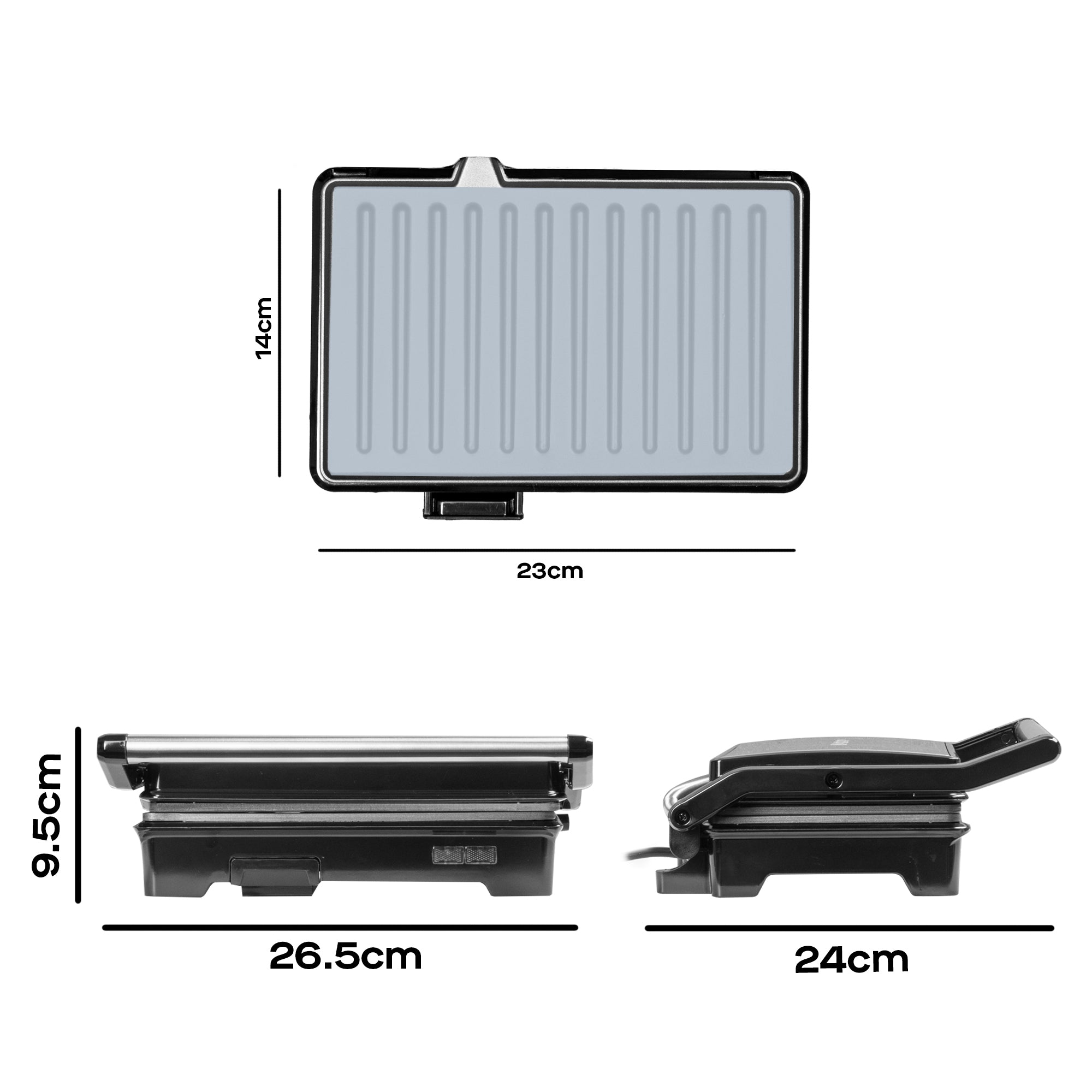 Daewoo Panini Press Sandwich Maker & Flat Grill
