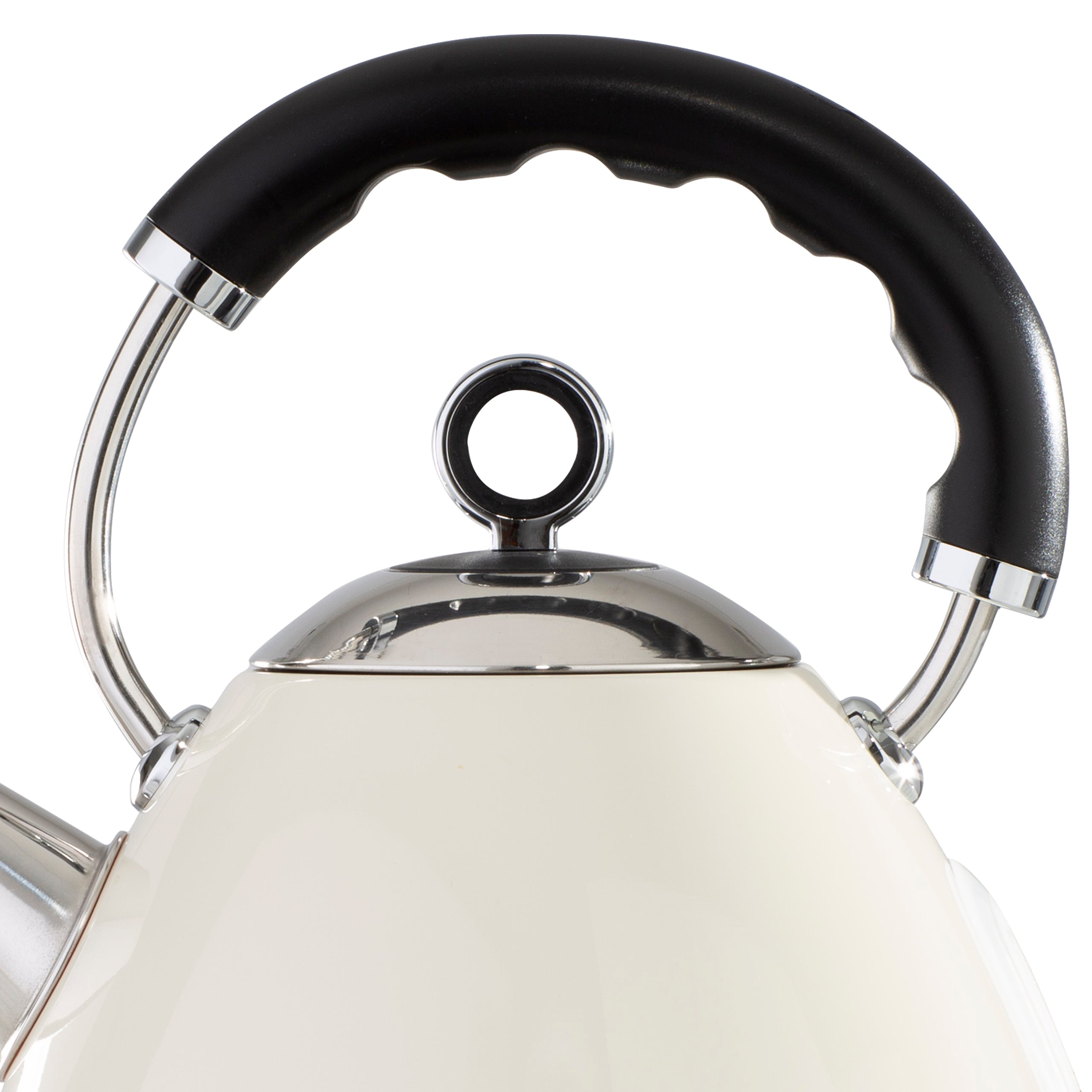 Daewoo Cream Kensington 1.7L Pyramid Kettle