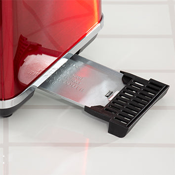 Daewoo Red Kensington 2 Slice Toaster