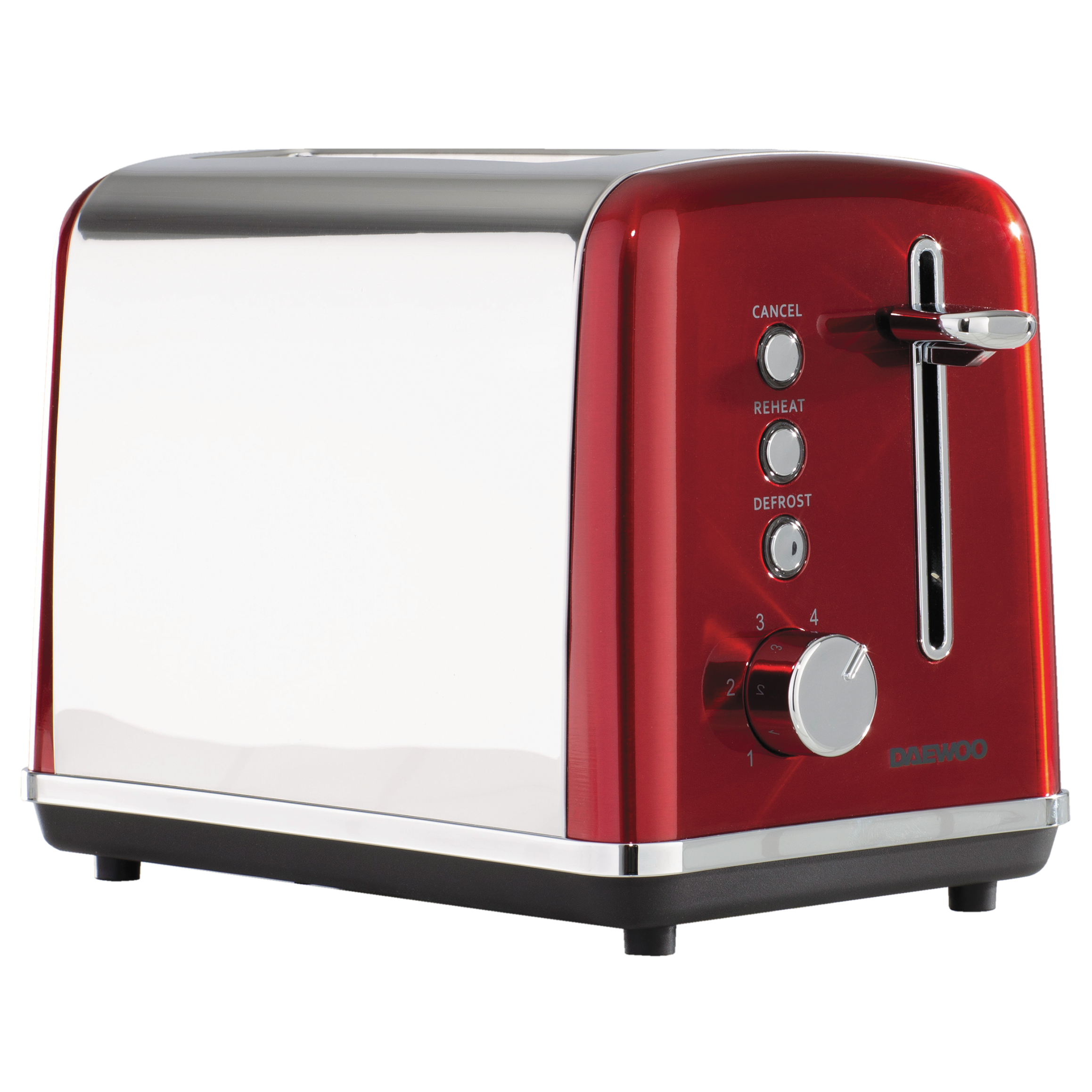 Daewoo Red Kensington 2 Slice Toaster