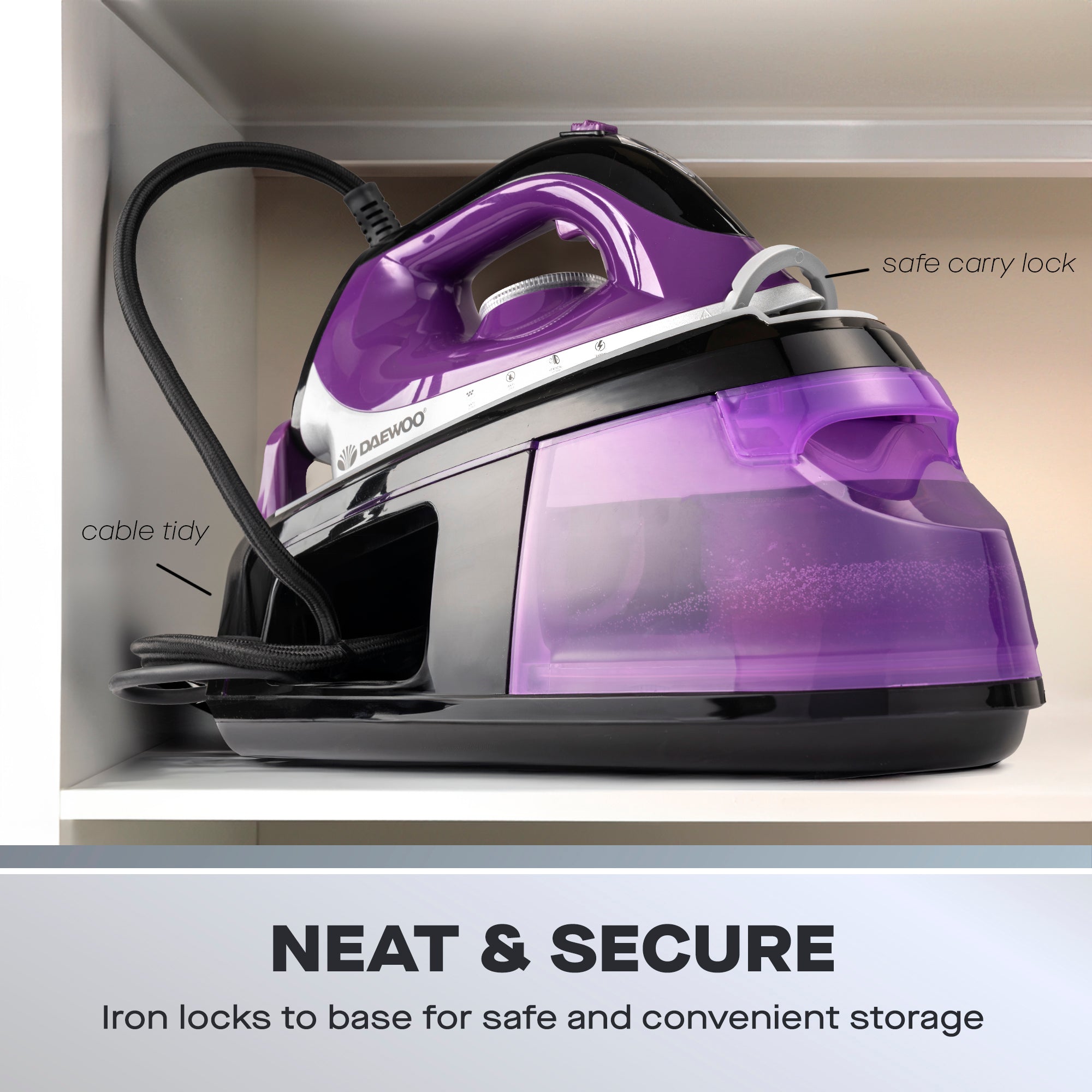 Daewoo 1.2L Steam Generator Iron