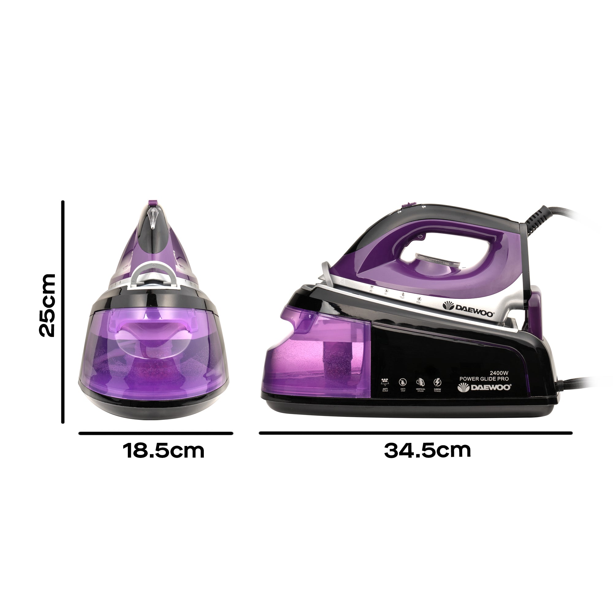 Daewoo 1.2L Steam Generator Iron