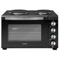 Daewoo 3000W 42L Countertop Oven with Hot Plates & Rotisserie