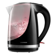 Daewoo Black 1.7L Colour Changing Kettle