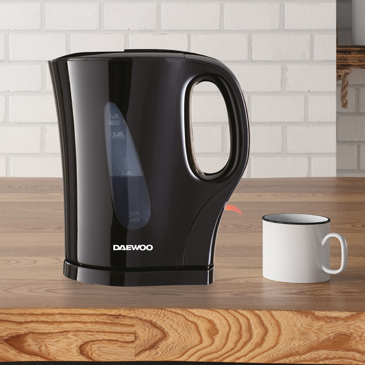 Daewoo Black Essentials 1.7L Kettle