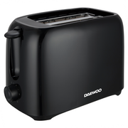 Daewoo Black Essentials 2-Slice Toaster