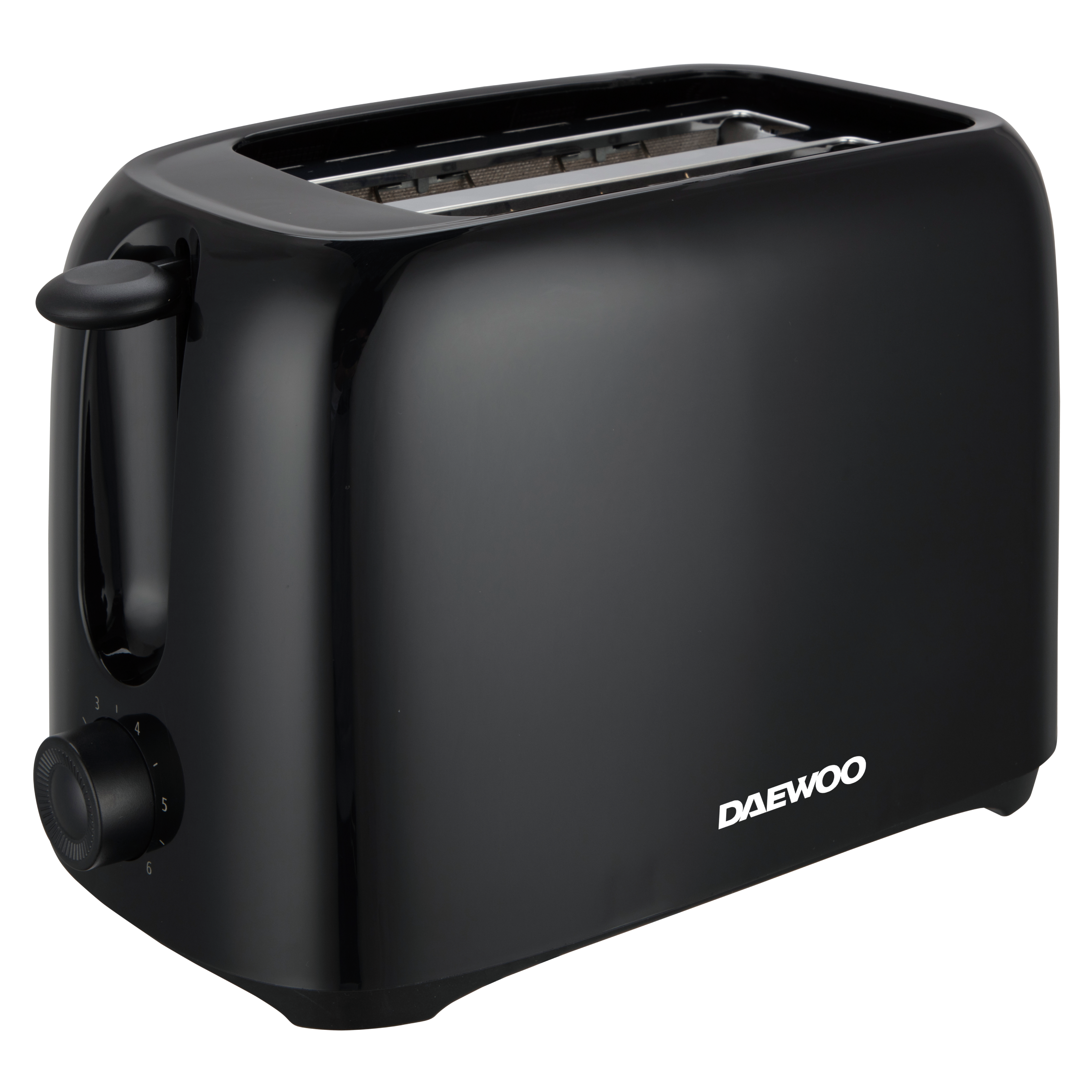 Daewoo Black Essentials 2-Slice Toaster