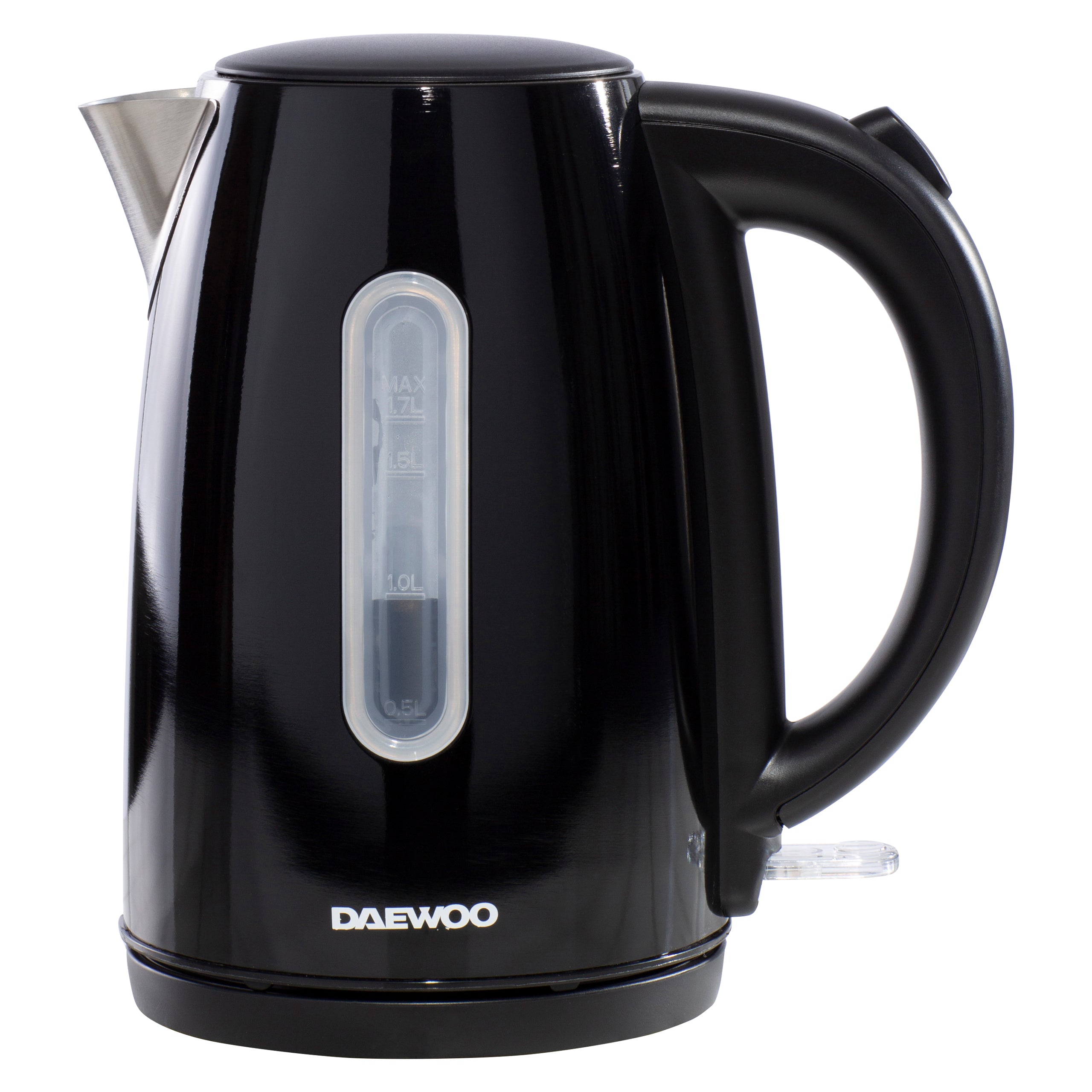 Daewoo Black Kensington 1.7L Jug Kettle