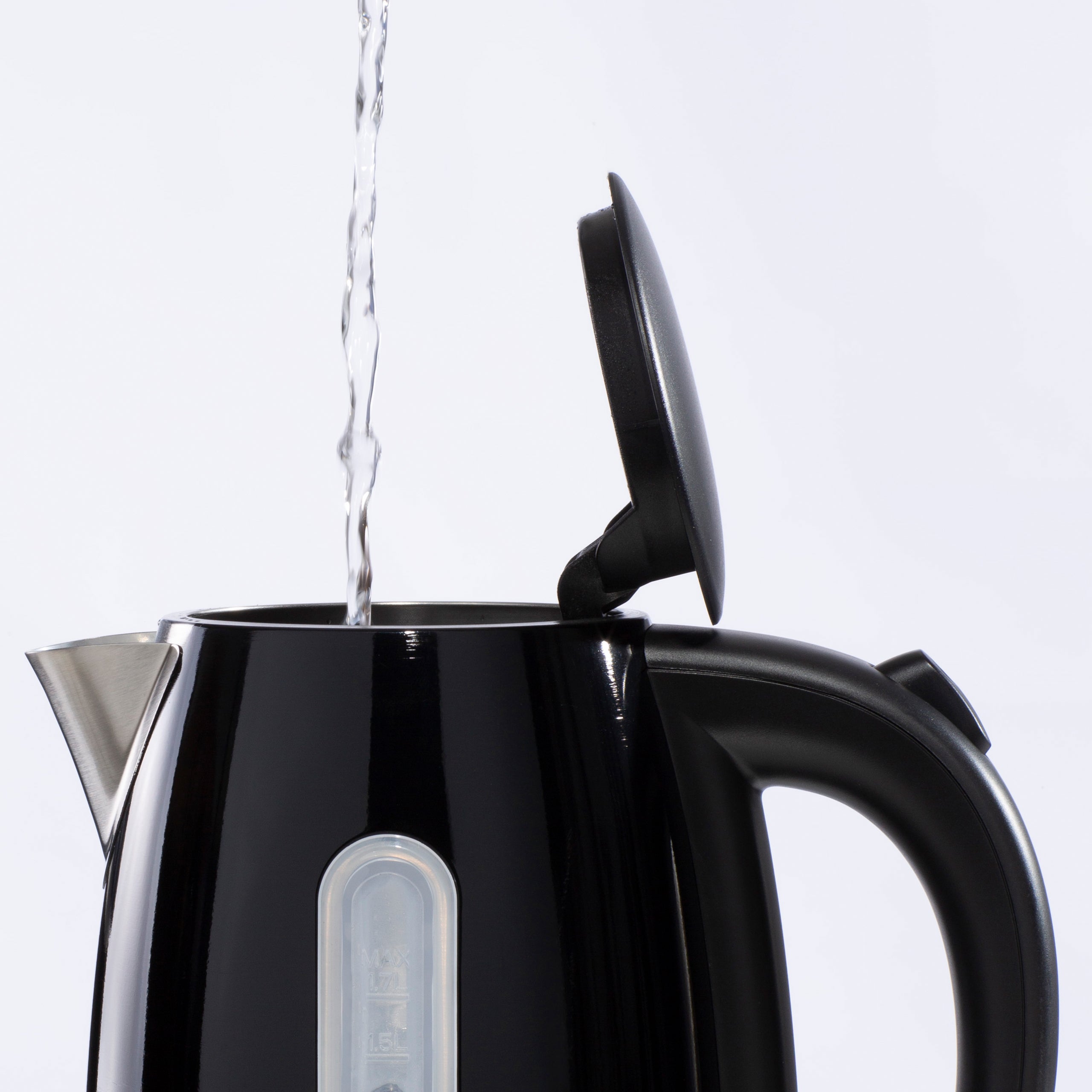 Daewoo Black Kensington Jug Kettle & 2-Slice Toaster Set