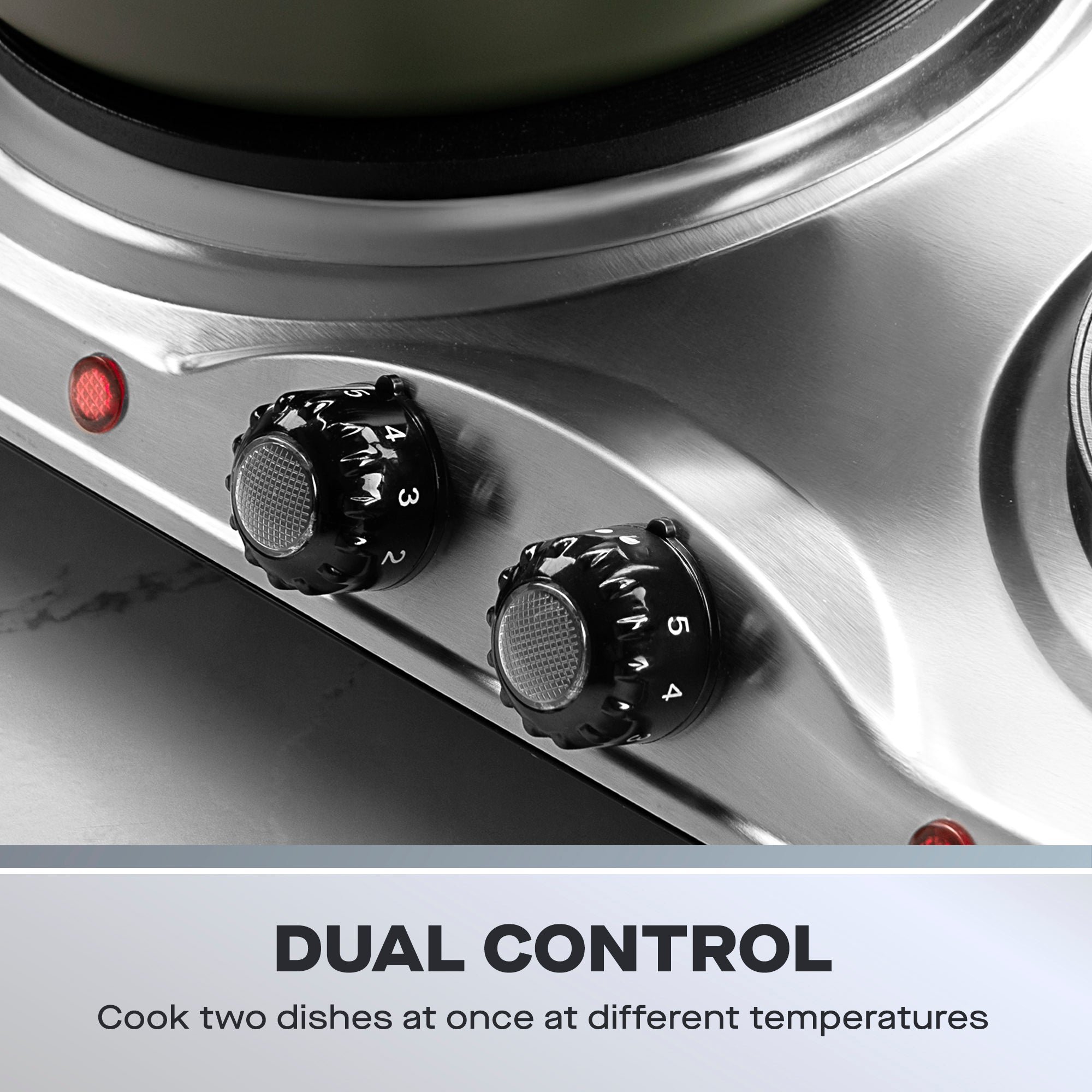 Daewoo Double 2500W Stainless Steel Hot Plate