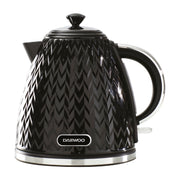 Daewoo Black Argyle 1.7L Jug Kettle