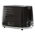 Daewoo Black Argyle 2 Slice Toaster