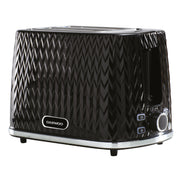 Daewoo Black Argyle 2 Slice Toaster