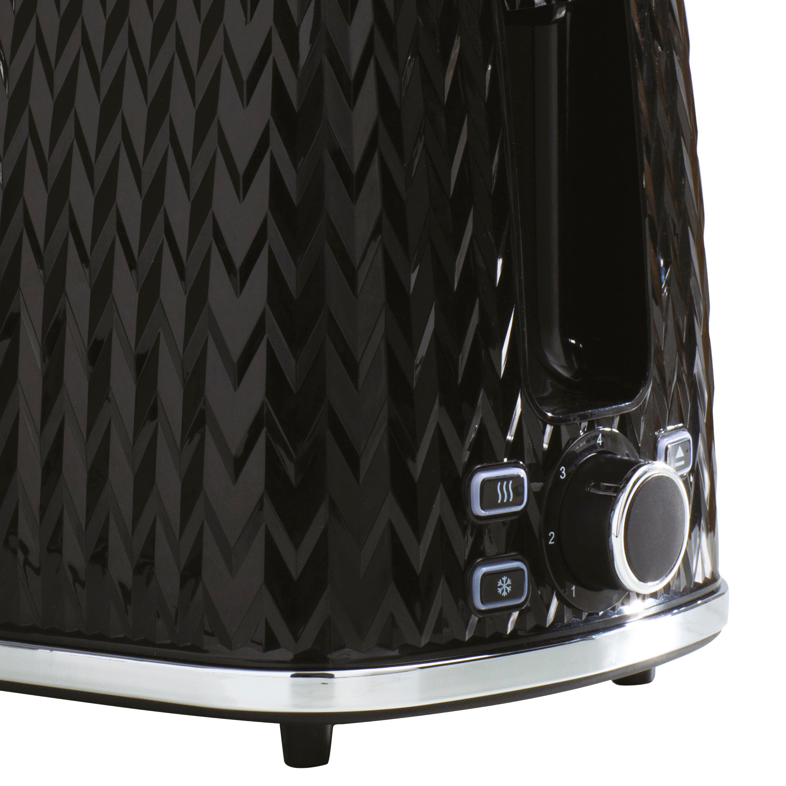 Daewoo Black Argyle Kettle & 2 Slice Toaster Set