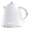 Daewoo White Argyle 1.7L Jug Kettle
