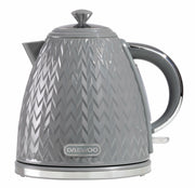 Daewoo Dark Grey Argyle 1.7L Jug Kettle