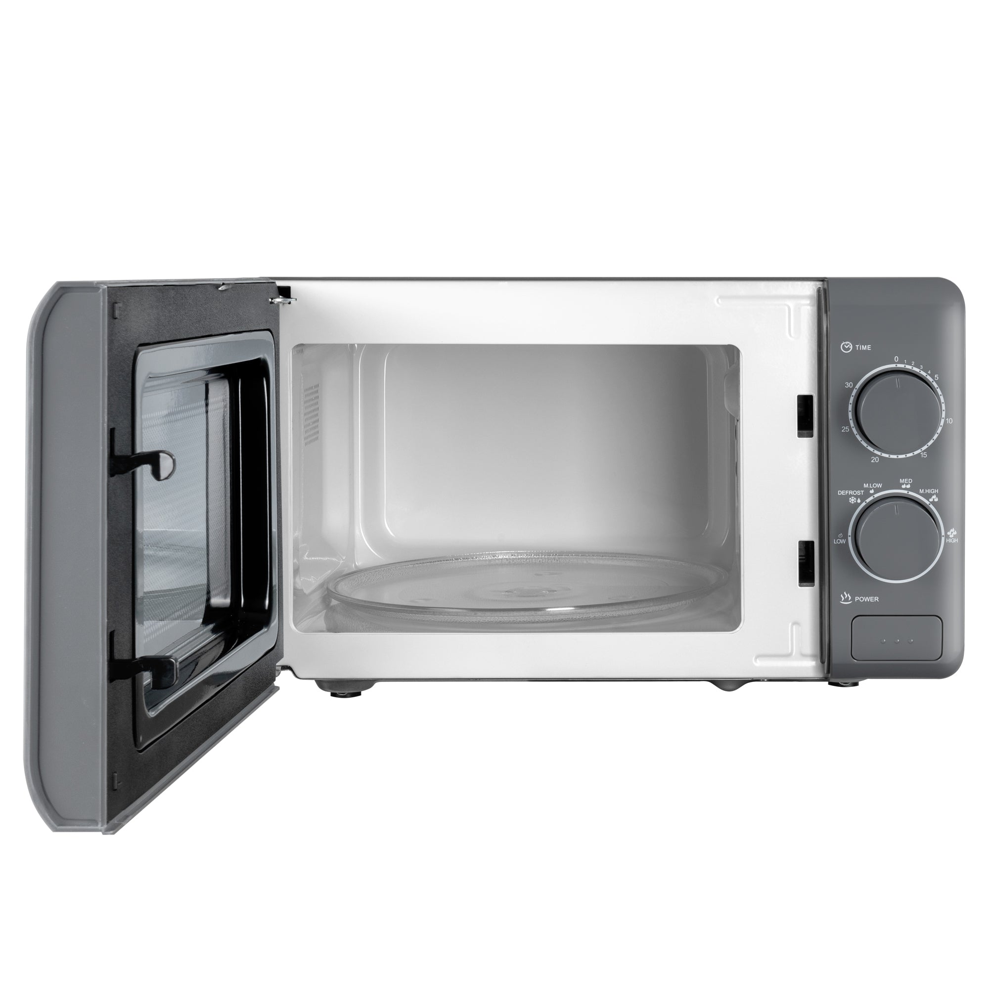 Daewoo 20L Grey Manual 800W Microwave