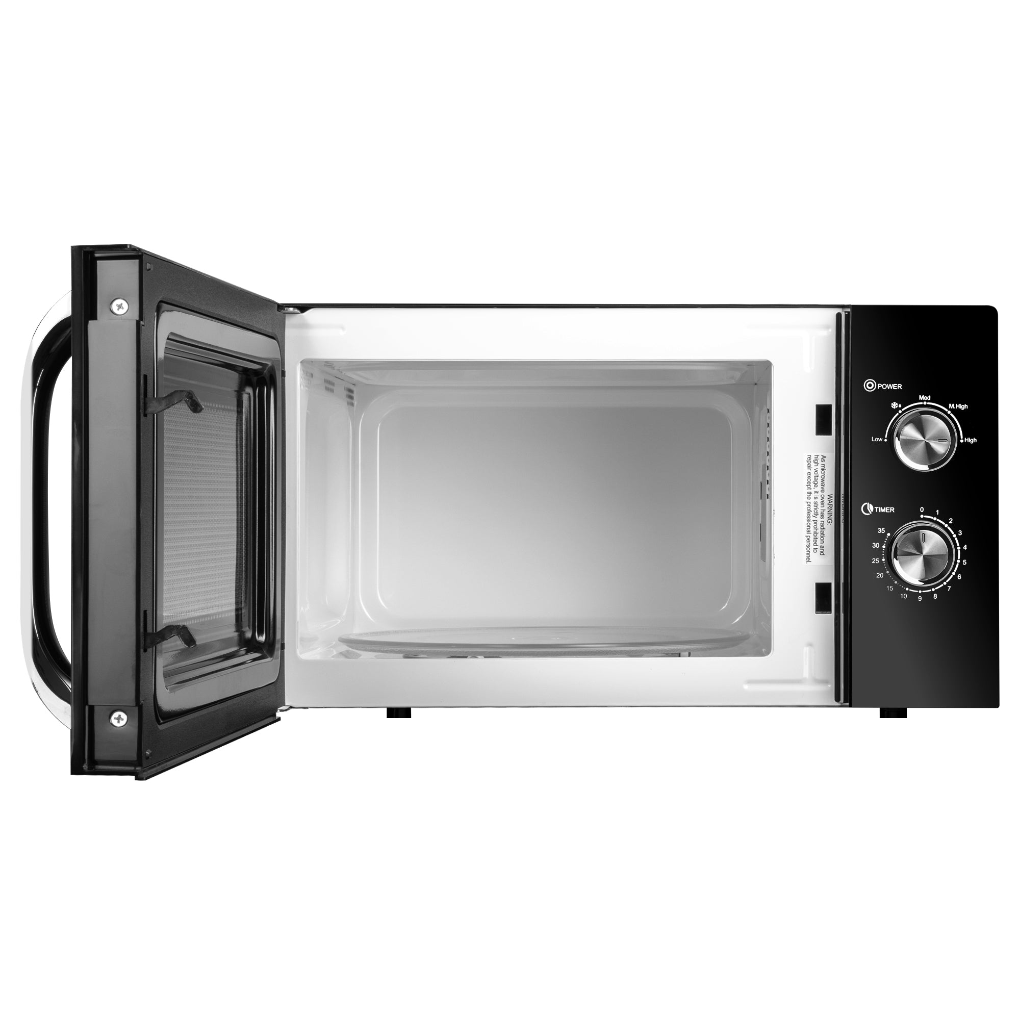 Daewoo 23L Black Manual 800W Microwave