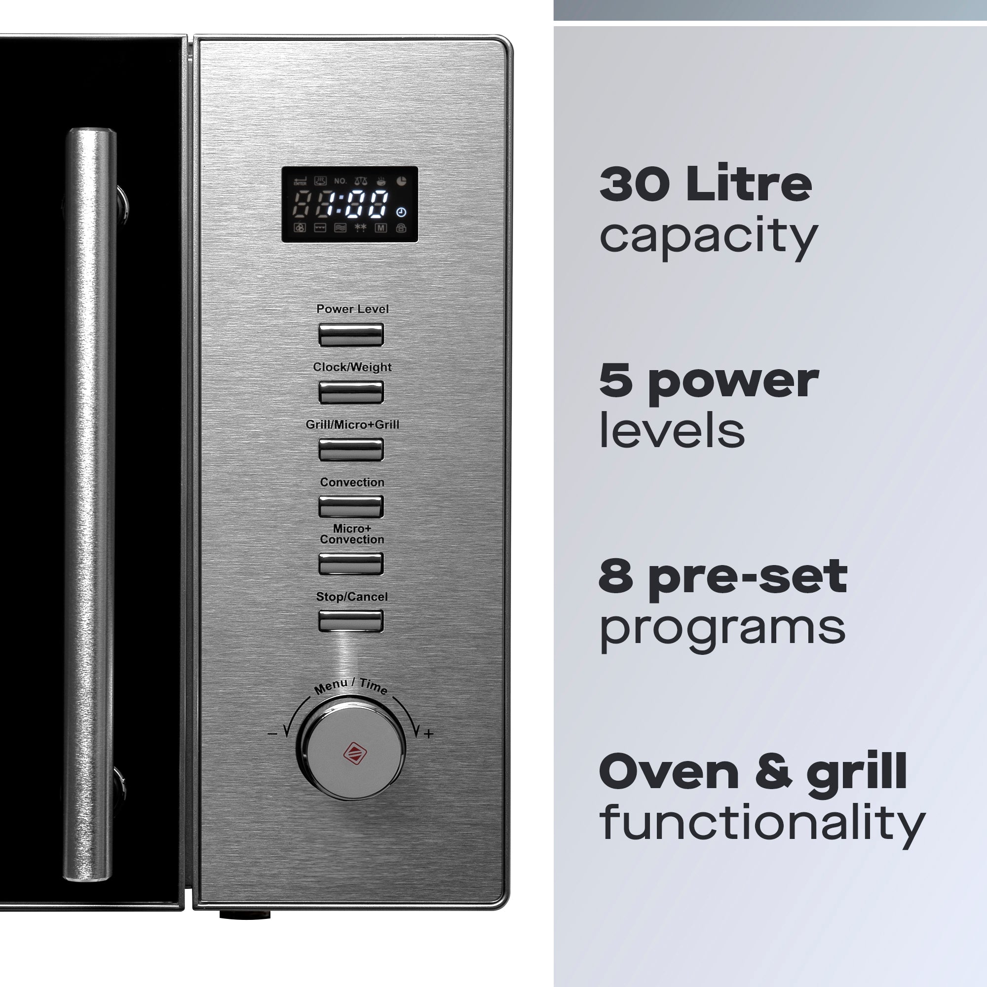 Daewoo 30L Combi-Microwave Oven With Grill