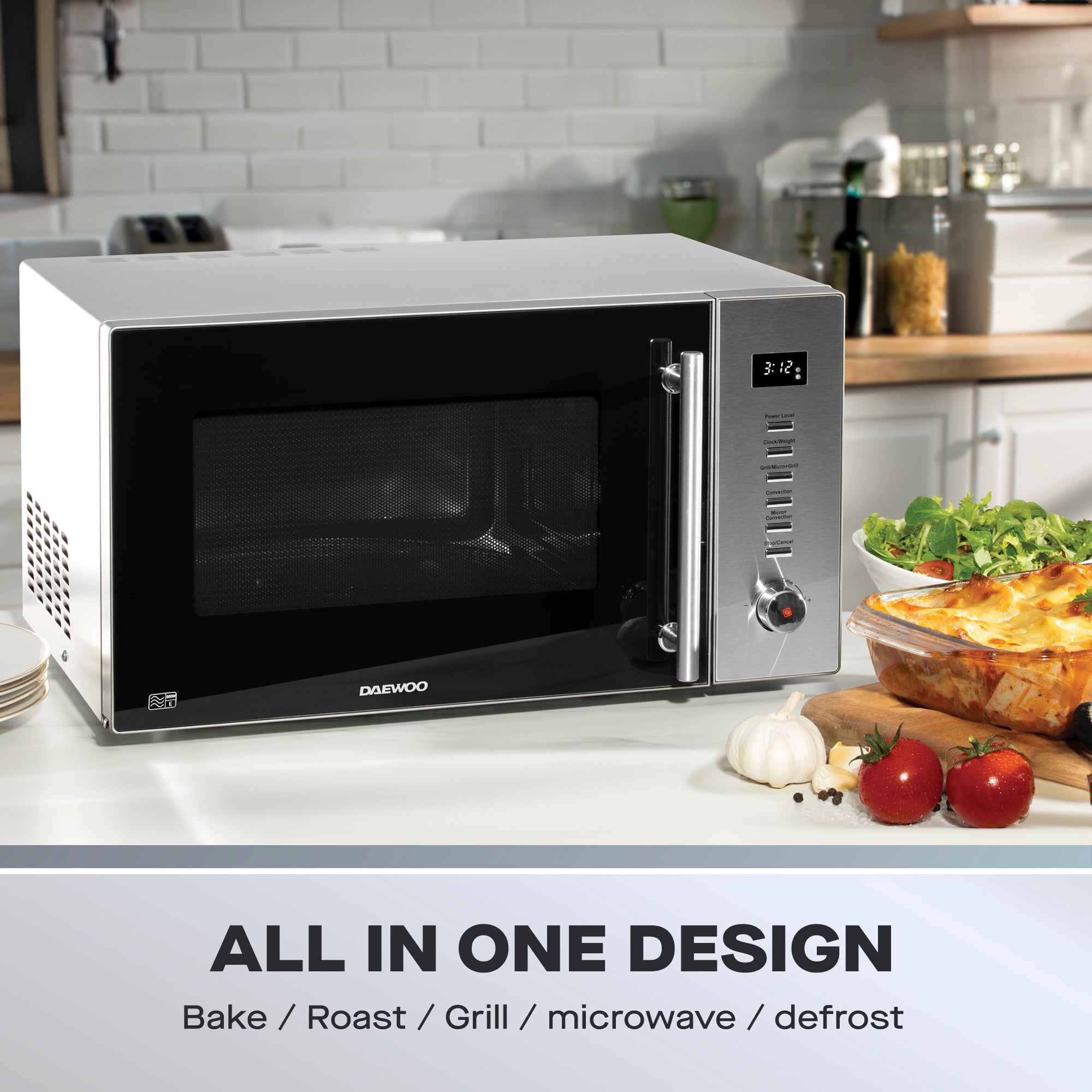 Daewoo 30L Combi-Microwave Oven With Grill