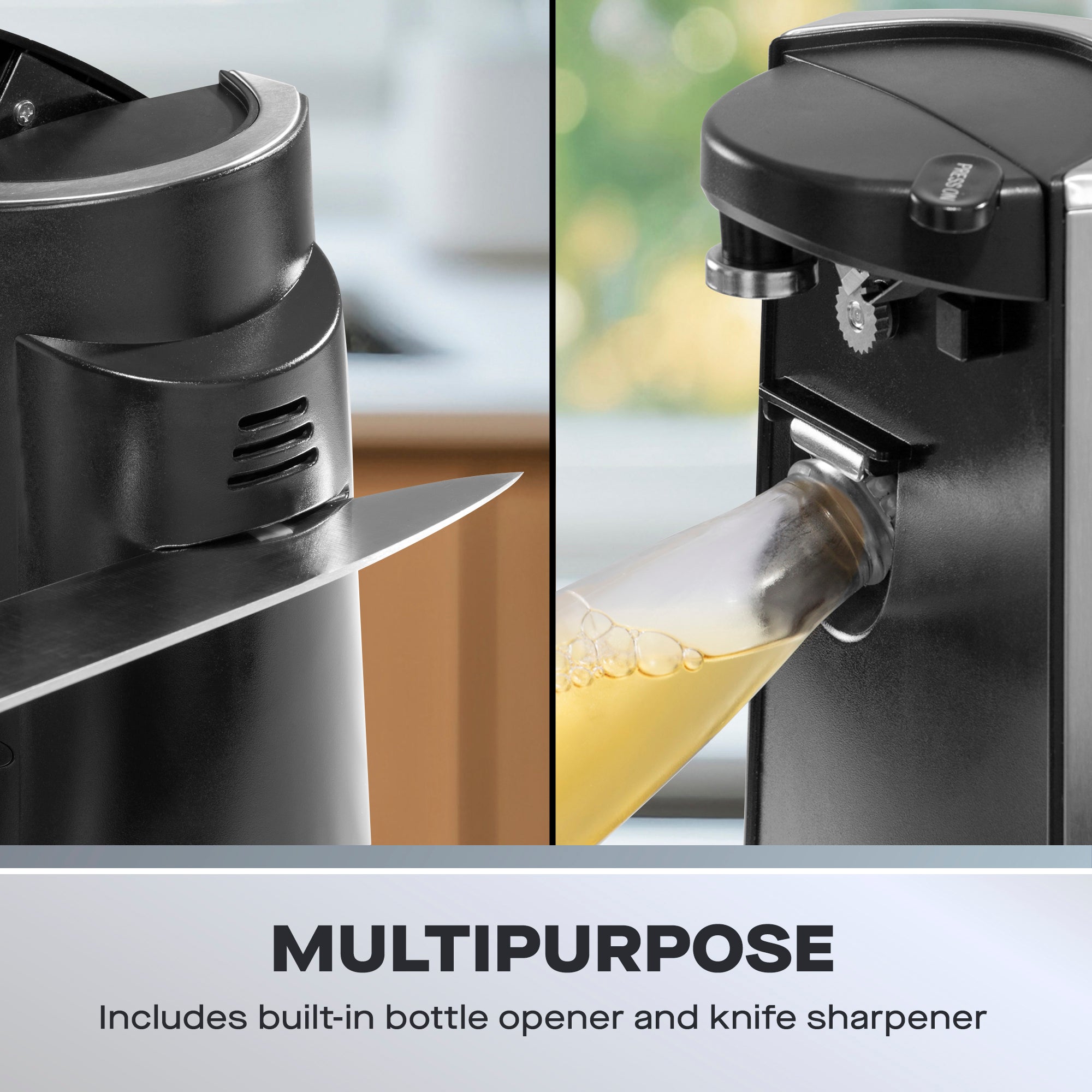 Daewoo 3-in-1 Electric Can Opener, Knife Sharpener & Bottle Opener