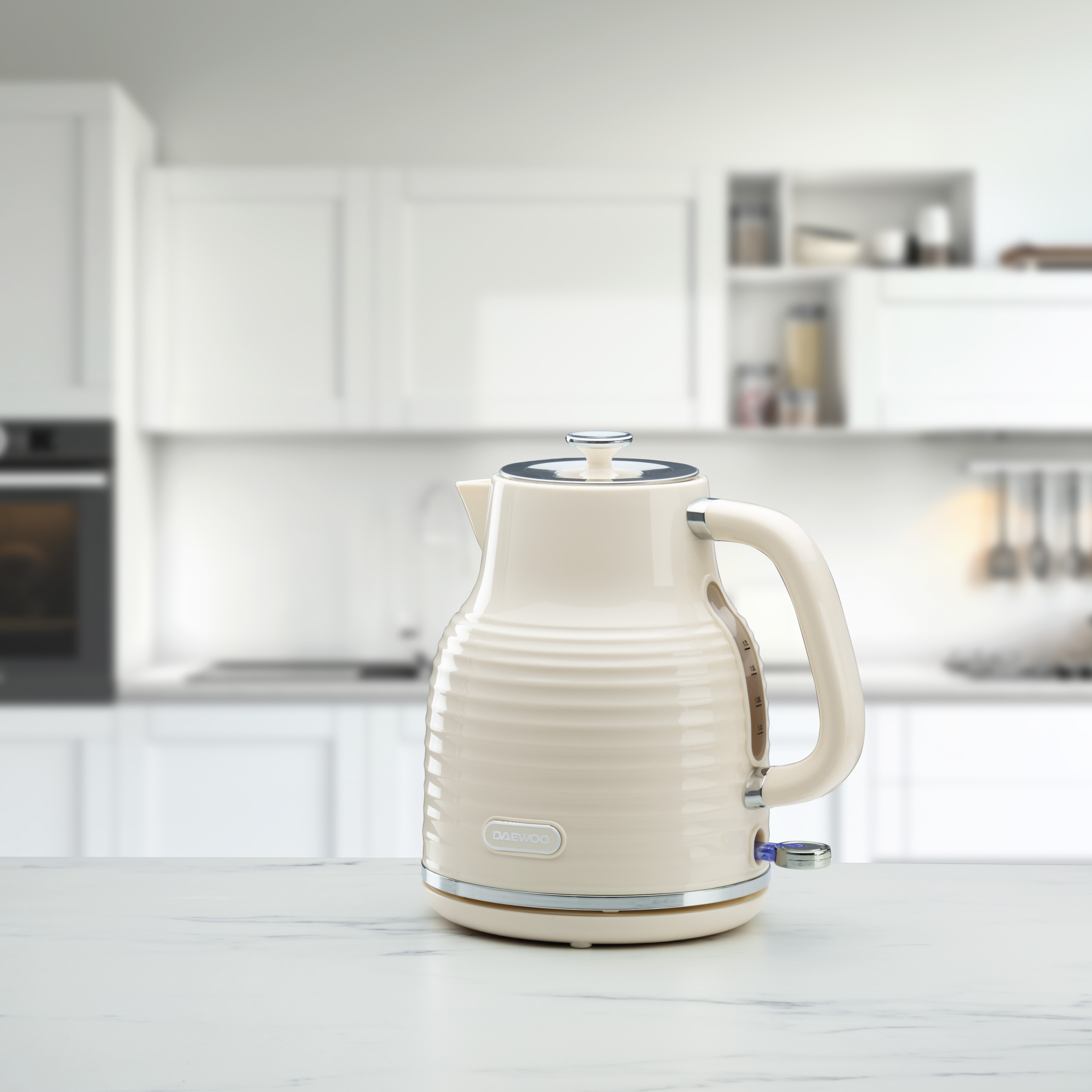 Daewoo Cream Sienna 1.7L Jug Kettle
