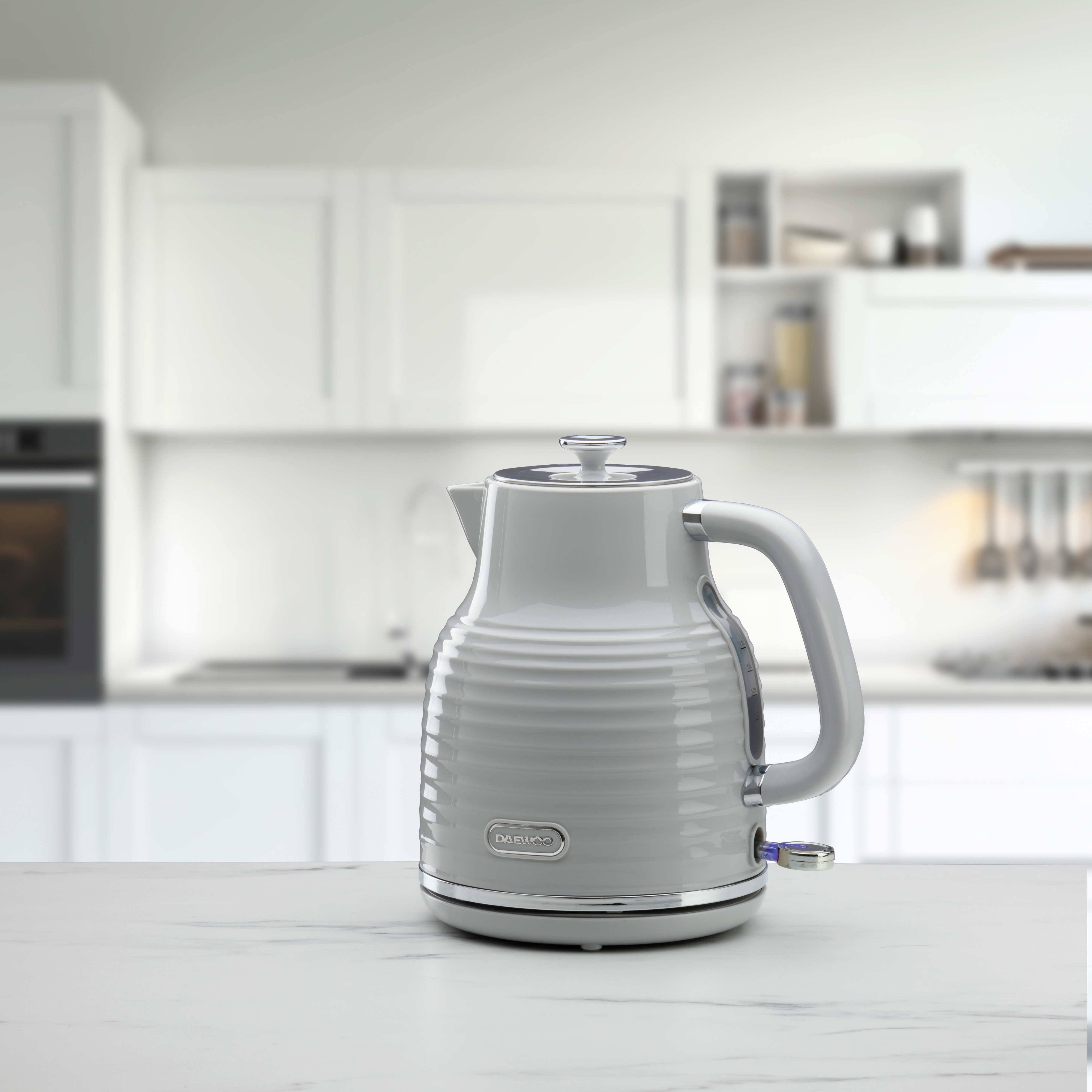 Daewoo Grey Sienna 1.7L Jug Kettle