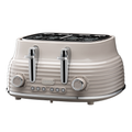 Daewoo Taupe Sienna 4 Slice Toaster