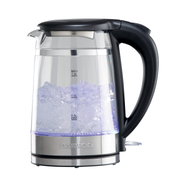 Daewoo 1.5L Cool Touch Transparent Glass Kettle with Light Up LED