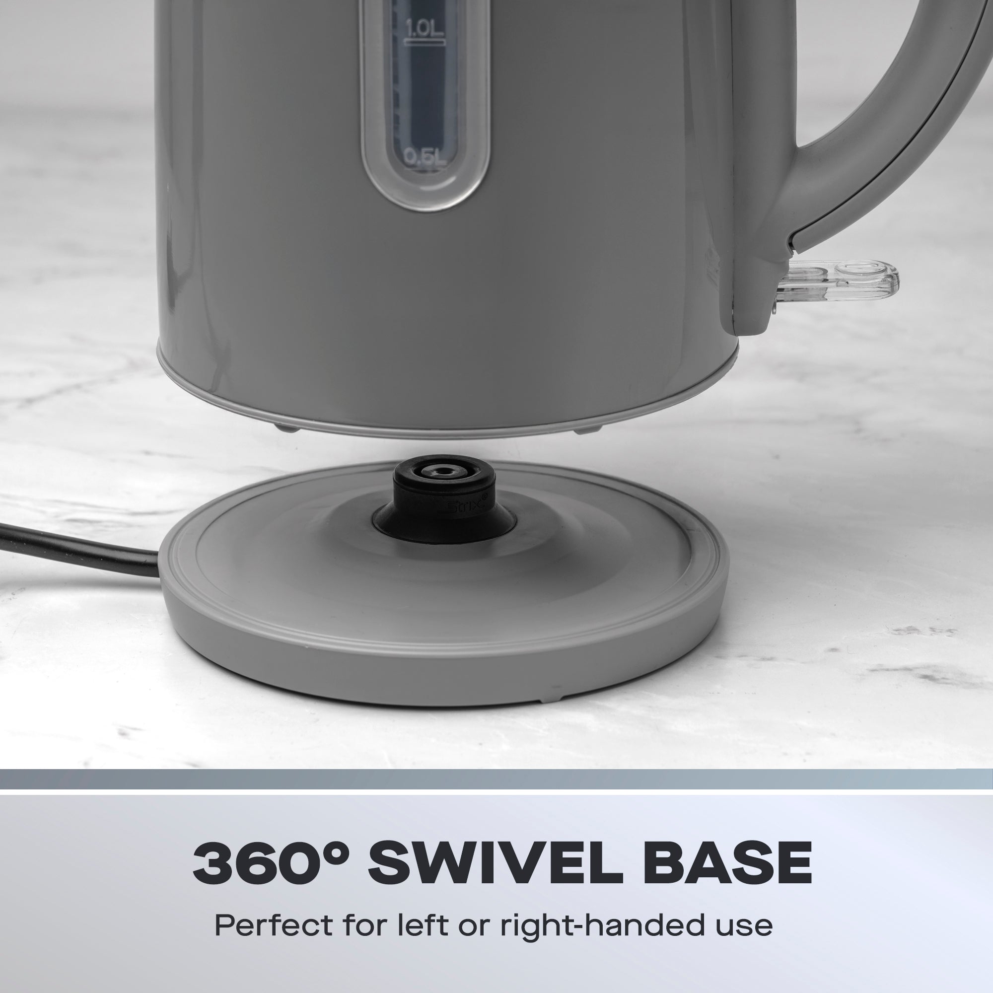 Daewoo Grey Kensington 1.7L Jug Kettle
