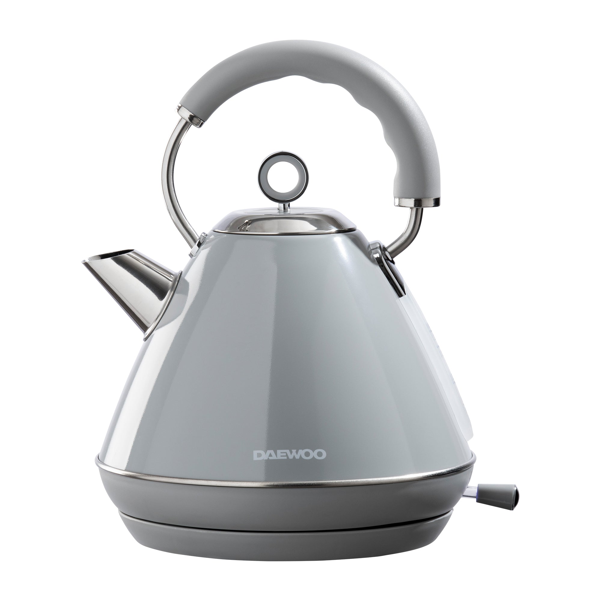 Daewoo Grey Kensington 1.7L Pyramid Kettle