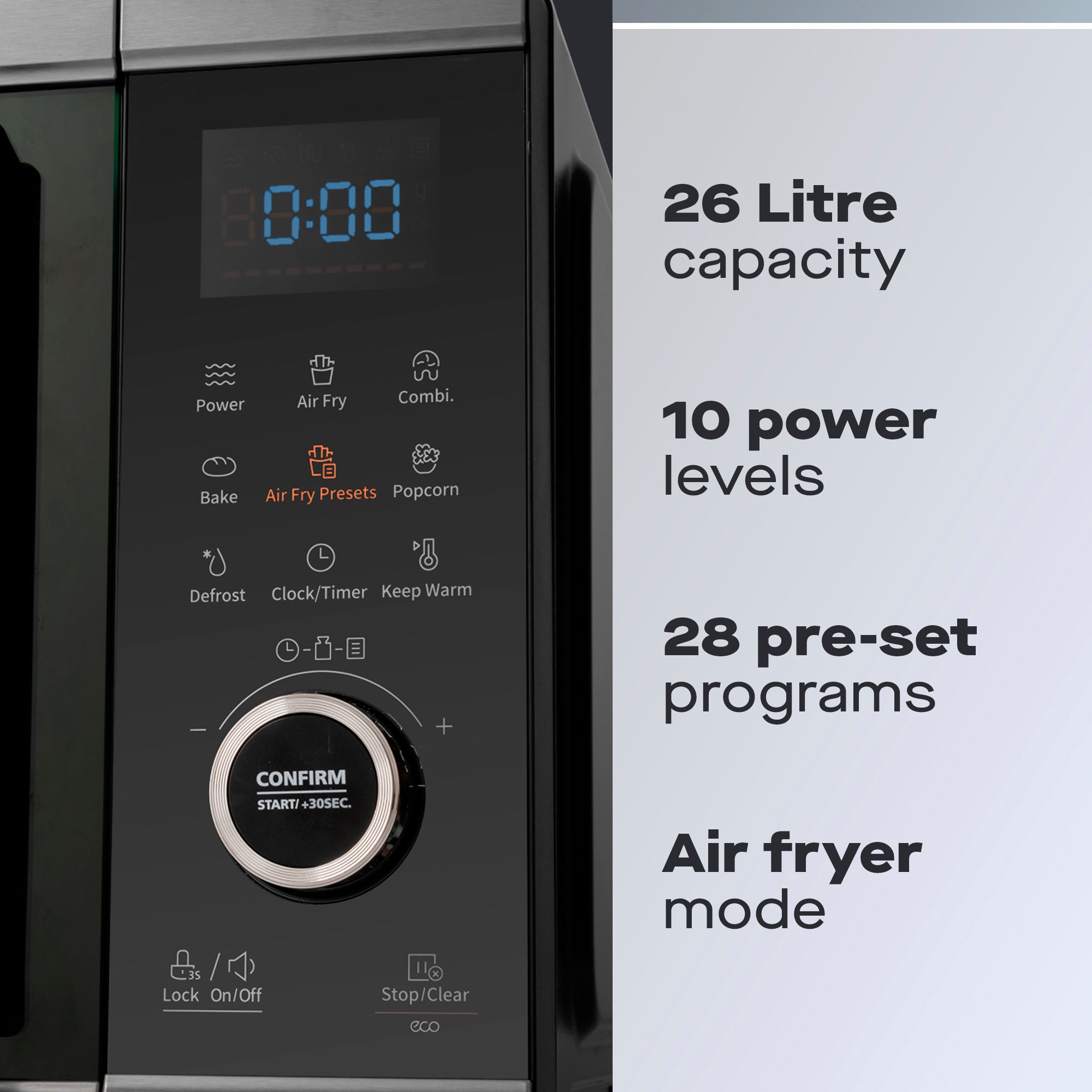 Daewoo 26L 5-in-1 Air Fryer Microwave Oven