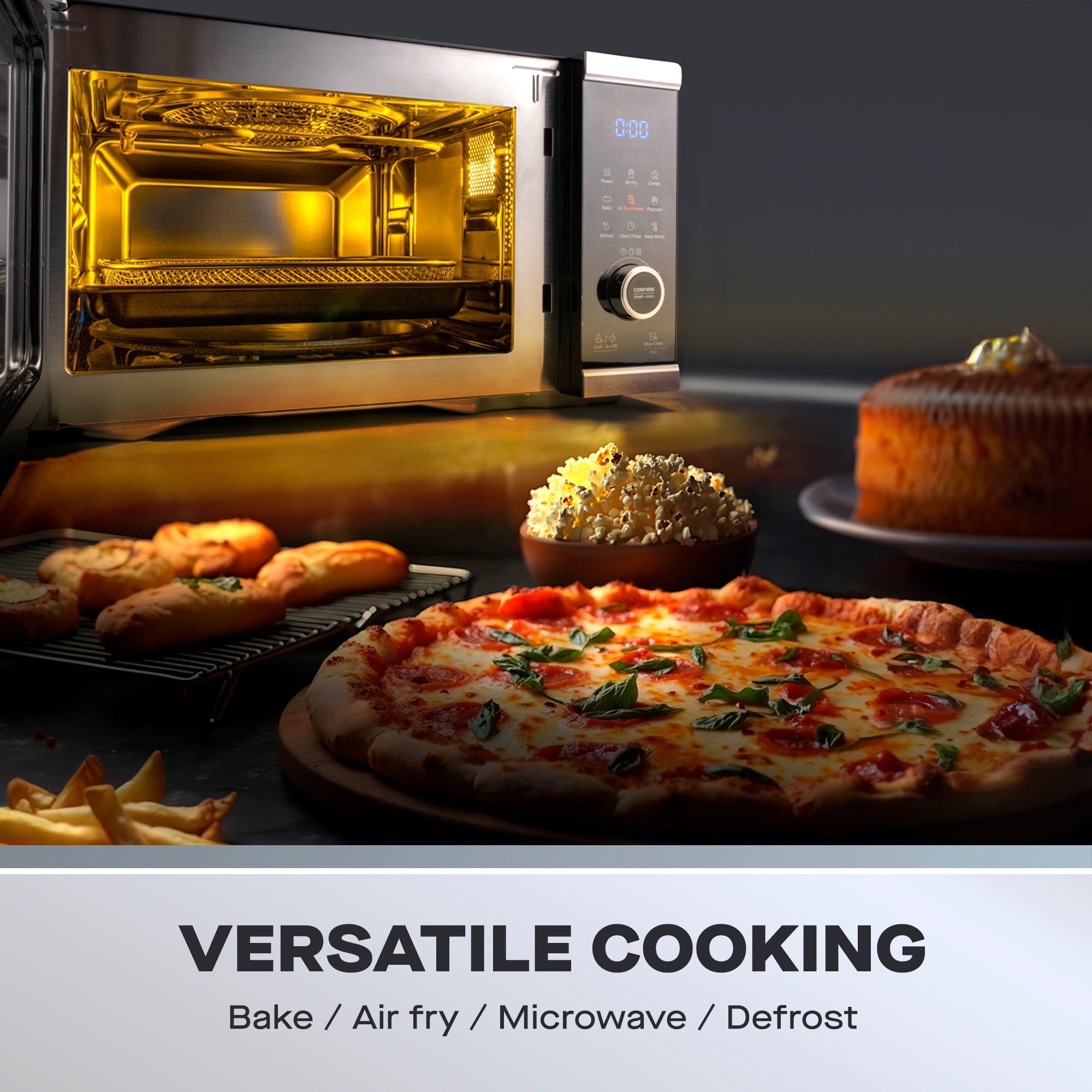 Daewoo 26L 5-in-1 Air Fryer Microwave Oven