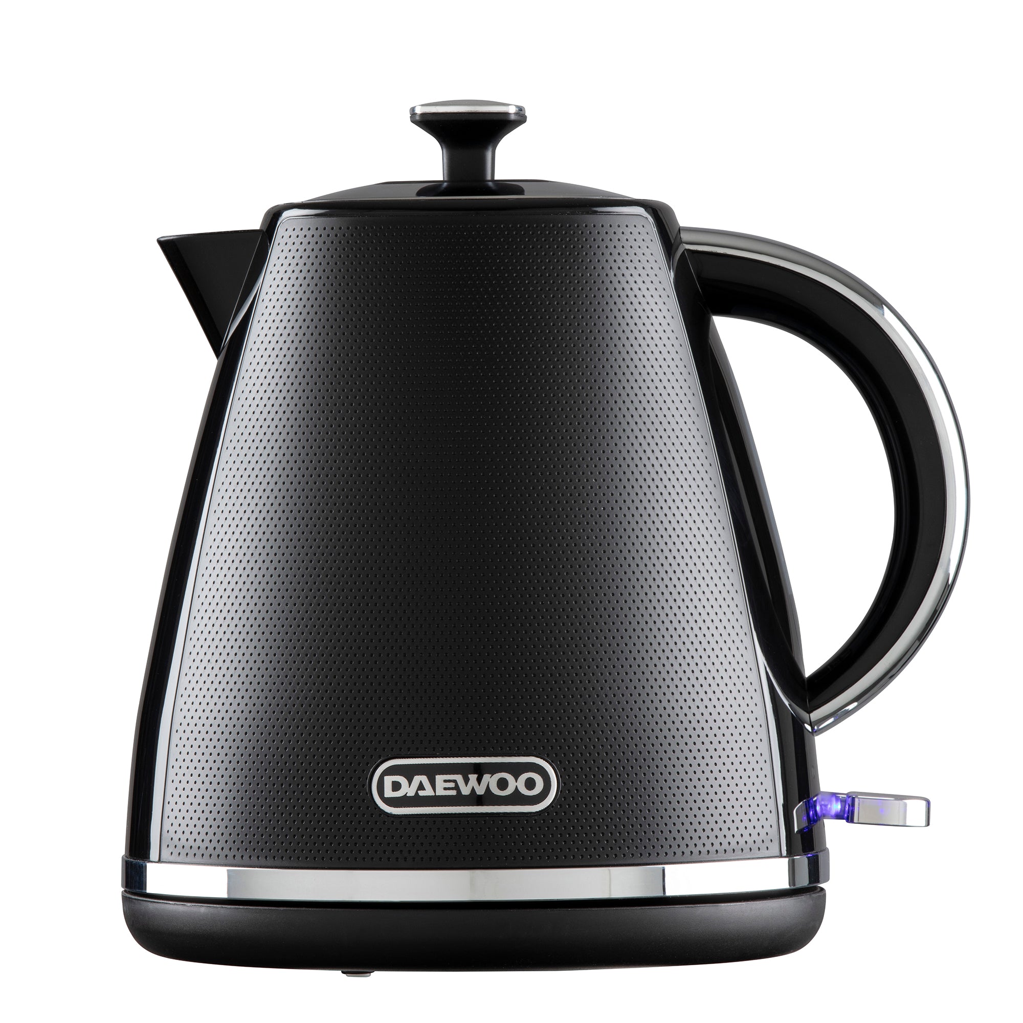 Daewoo Black Stirling 1.7L Pyramid Kettle