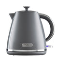 Daewoo Grey Stirling 1.7L Pyramid Kettle
