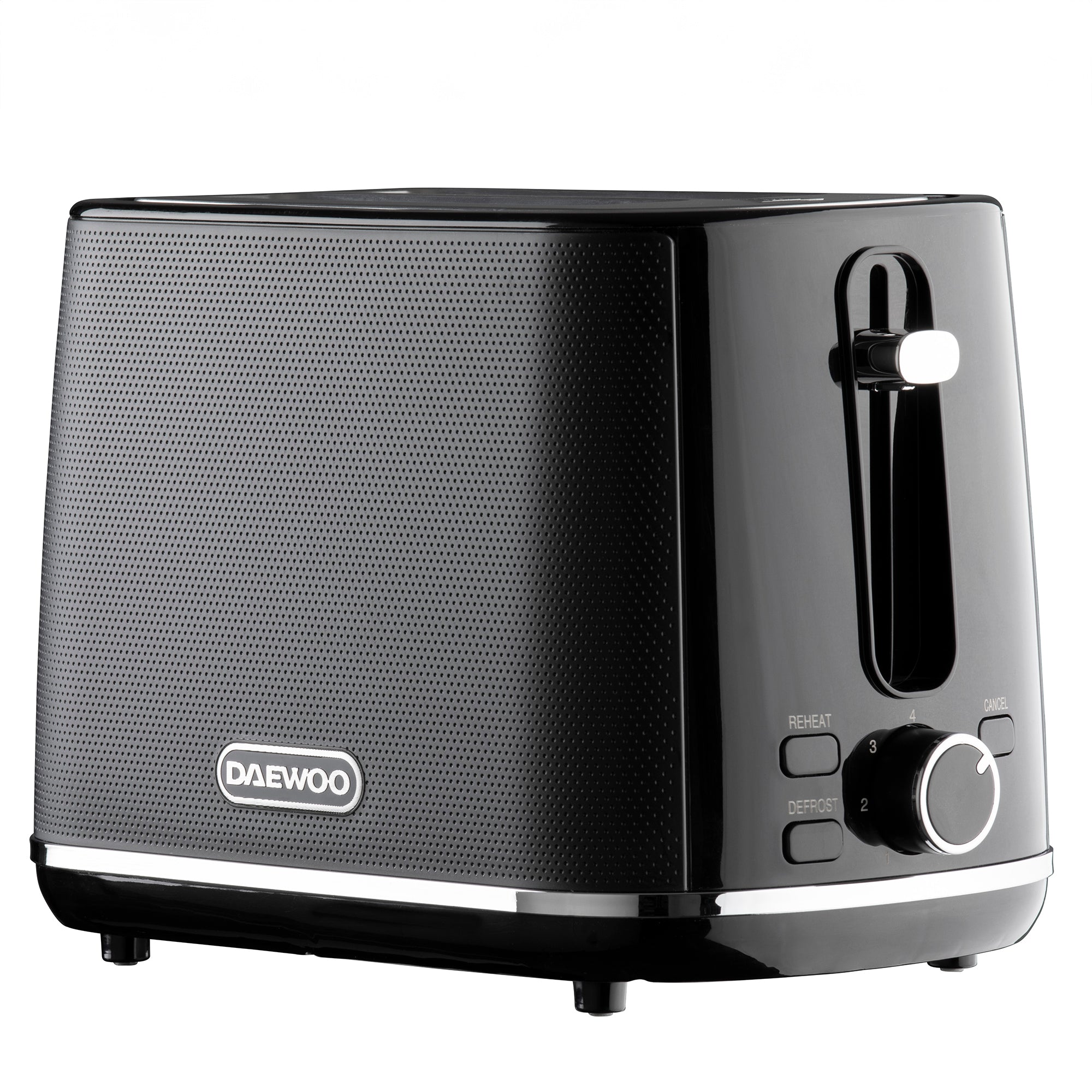 Daewoo Black Stirling 2 Slice Toaster