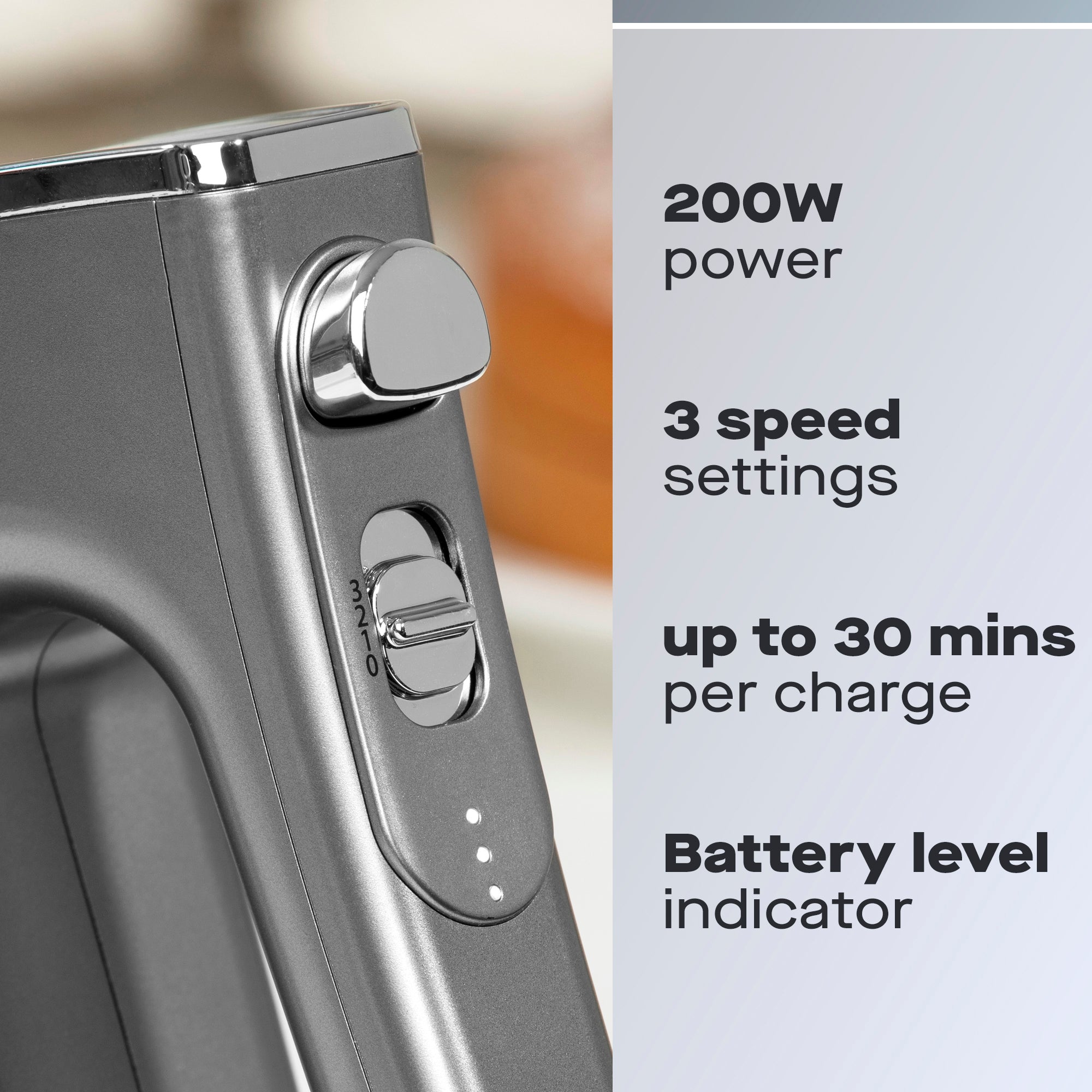 Daewoo 200W Cordless Pro Hand Mixer