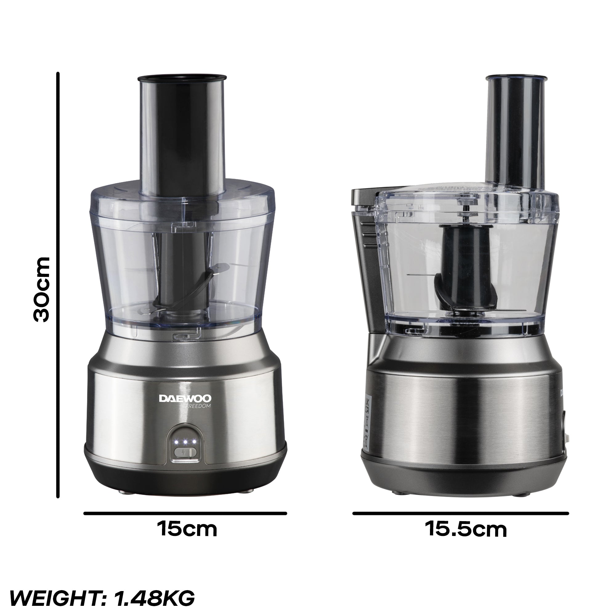 Daewoo 200W Cordless Pro 750ml Food Processor