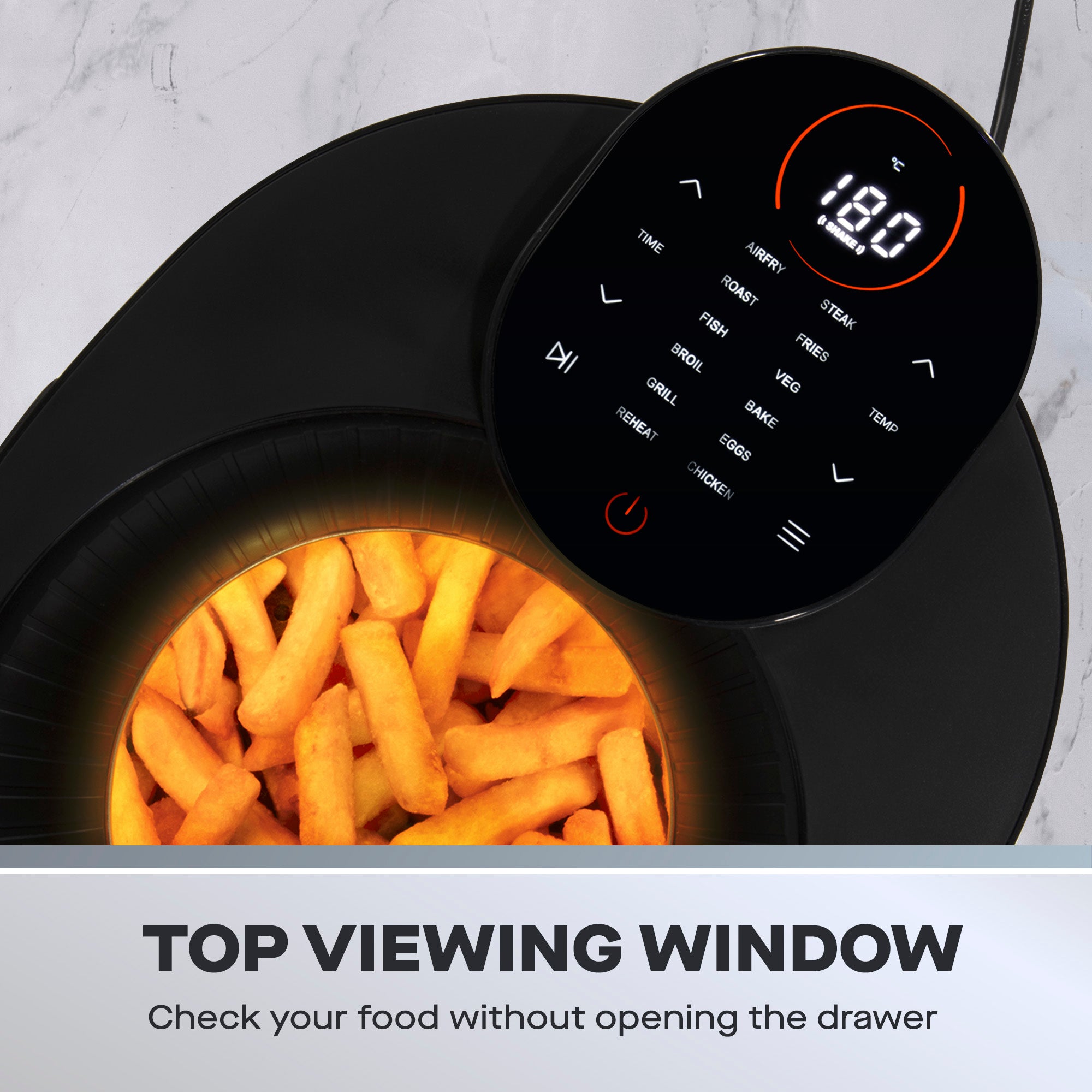 Daewoo 5L Cyclonic Air Fryer with Window
