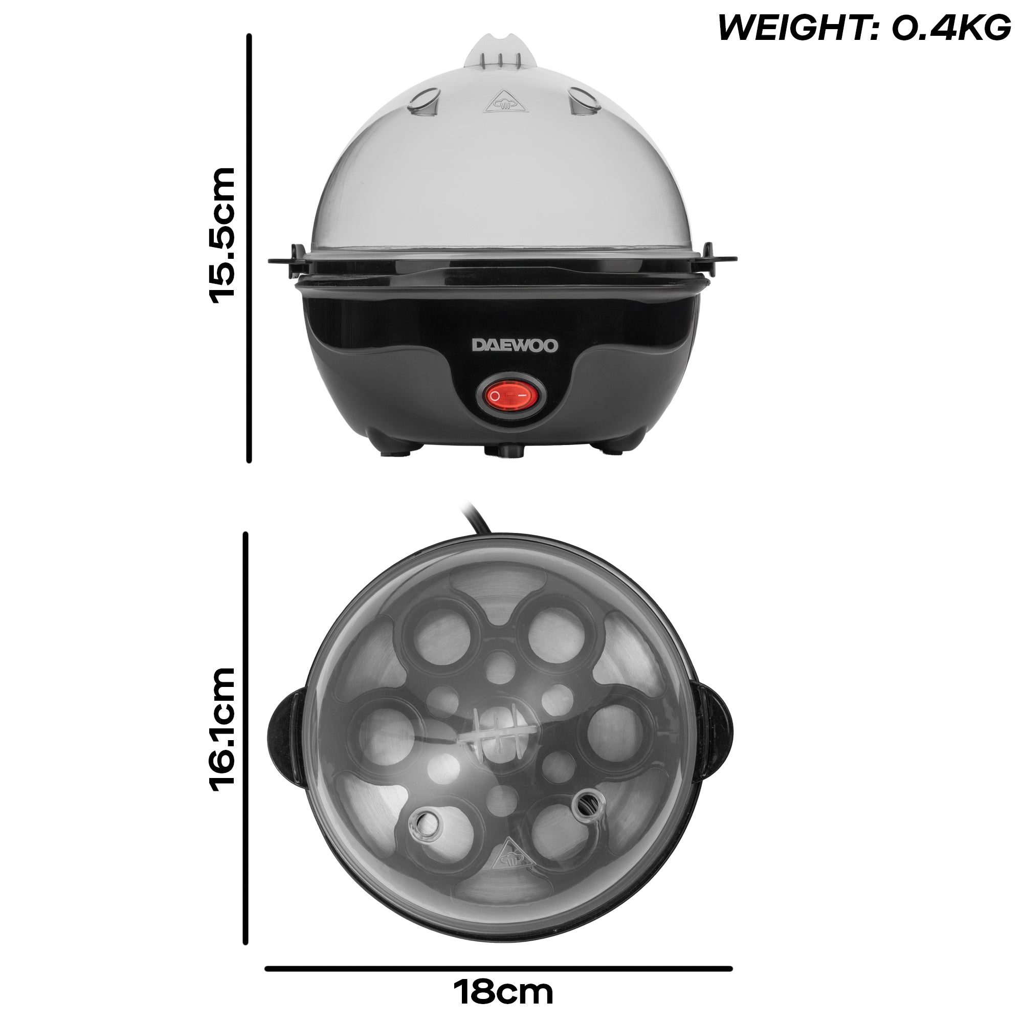 Daewoo Essentials Egg Boiler Machine