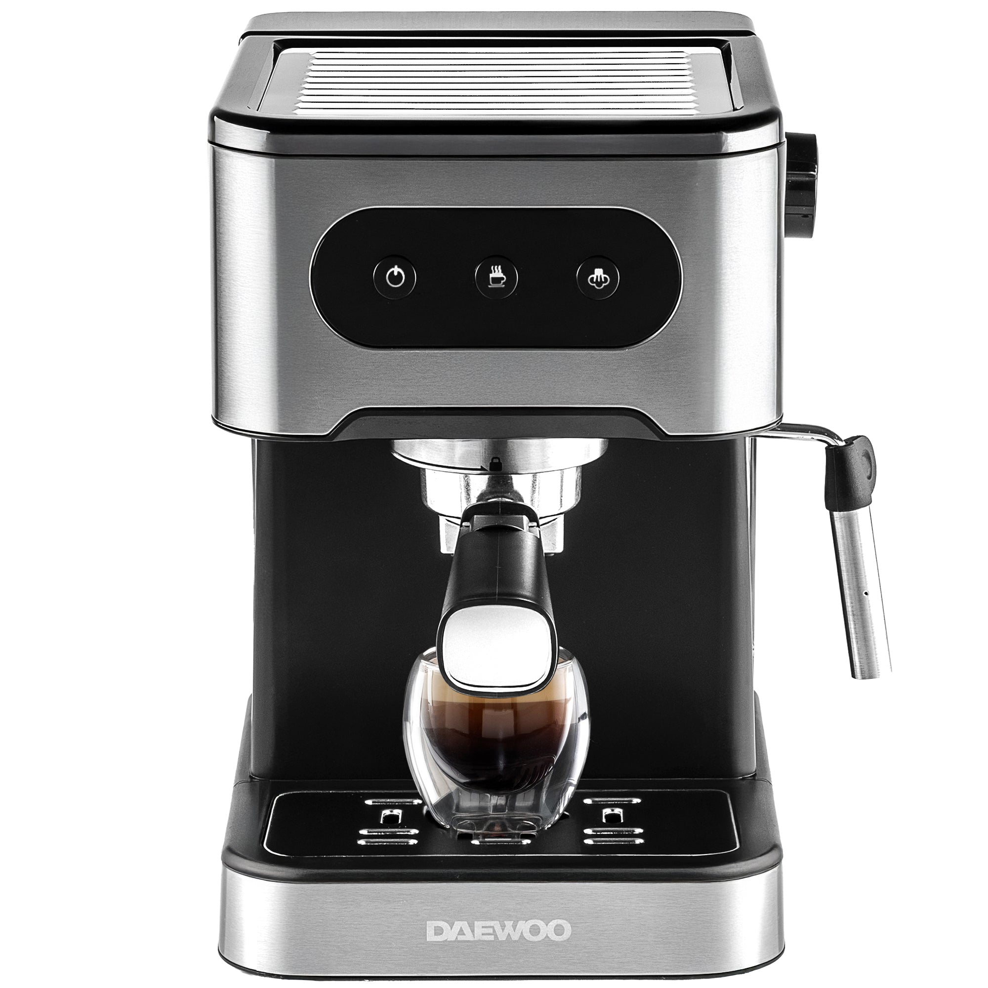 Daewoo 20 Bar Espresso Coffee Maker with Steam Wand