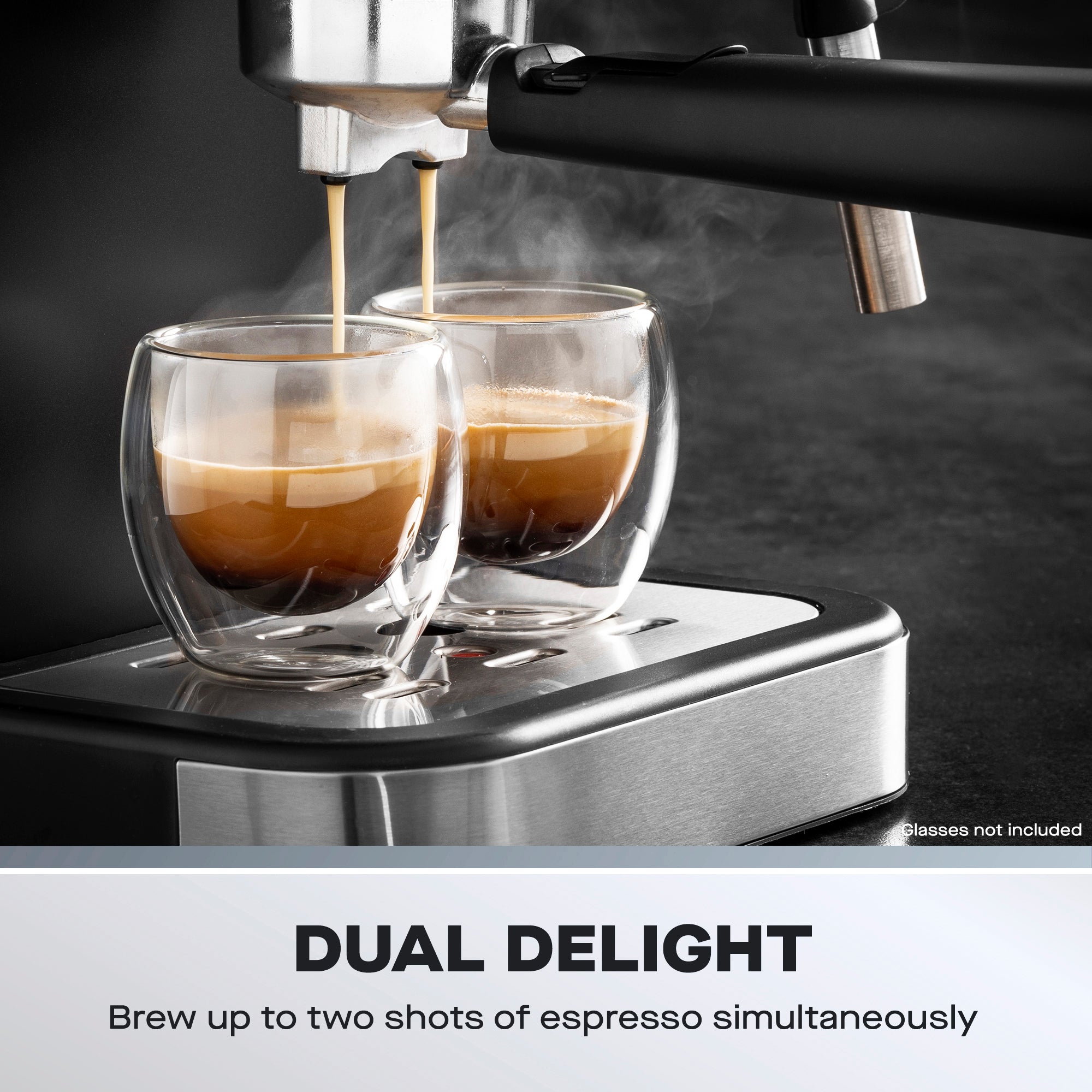 Daewoo 20 Bar Espresso Coffee Maker with Steam Wand