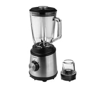 Daewoo 800W 1.5L Glass Jug Blender & Grinder, Stainless Steel
