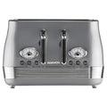 Daewoo Smoked Grey Denver 4-Slice Toaster