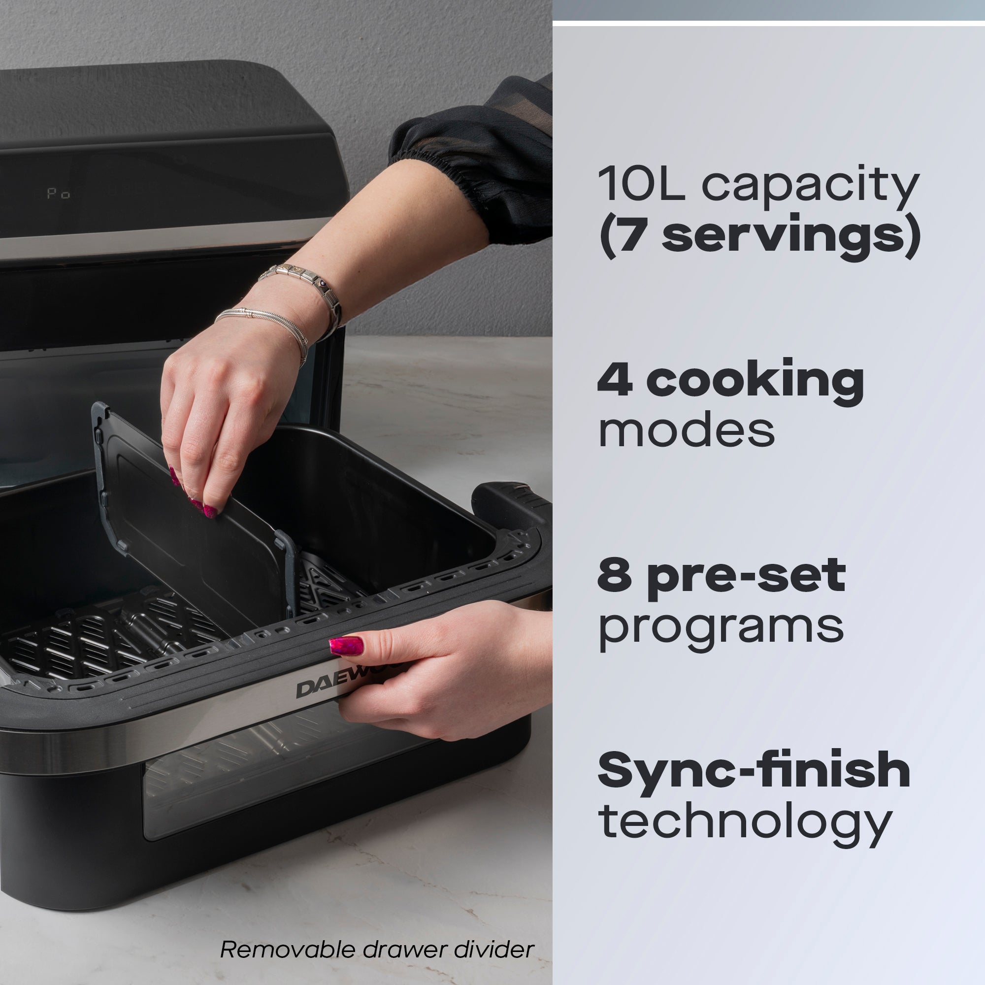 Daewoo 10L Mega Drawer Air Fryer